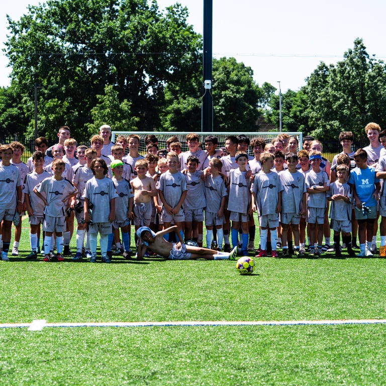Path2Pro players and coaches during camp